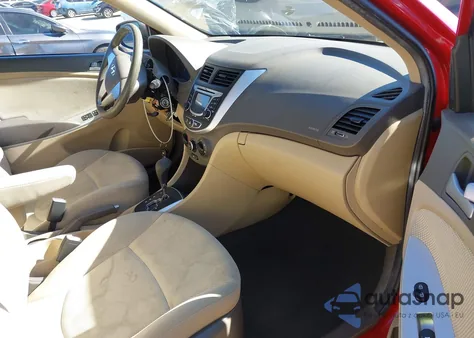 2013 Hyundai Accent Gls from USA, damaged, VIN KMHCT4AE0DU447251